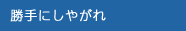 勝手にしやがれ